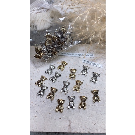 set charm gấu , tim siêu hot