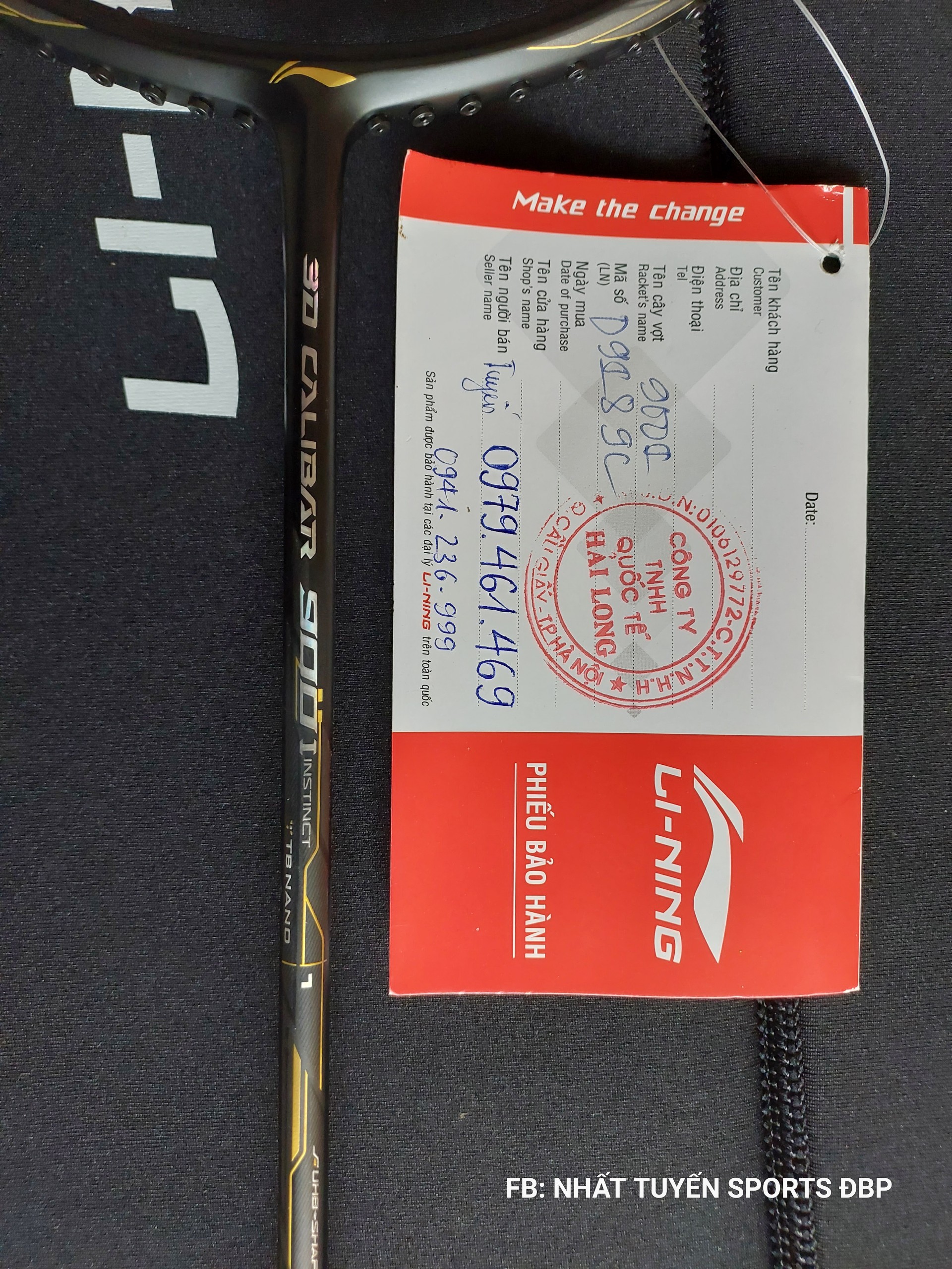 Vợt cầu lông Lining 3D Calibar 900I   - 5U (Chính hãng)