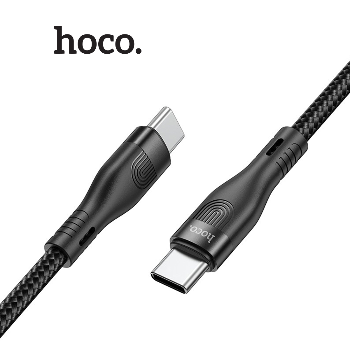 Cáp sạc nhanh PD60W Hoco DU14 Type-C to Type-C truyền data ổn định