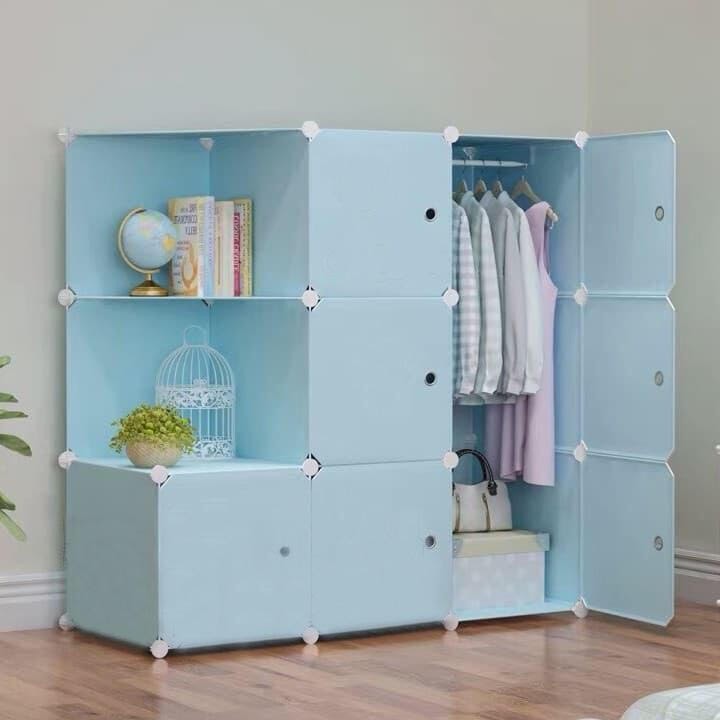 [HCM]Tủ nhựa ghép - 9 ô