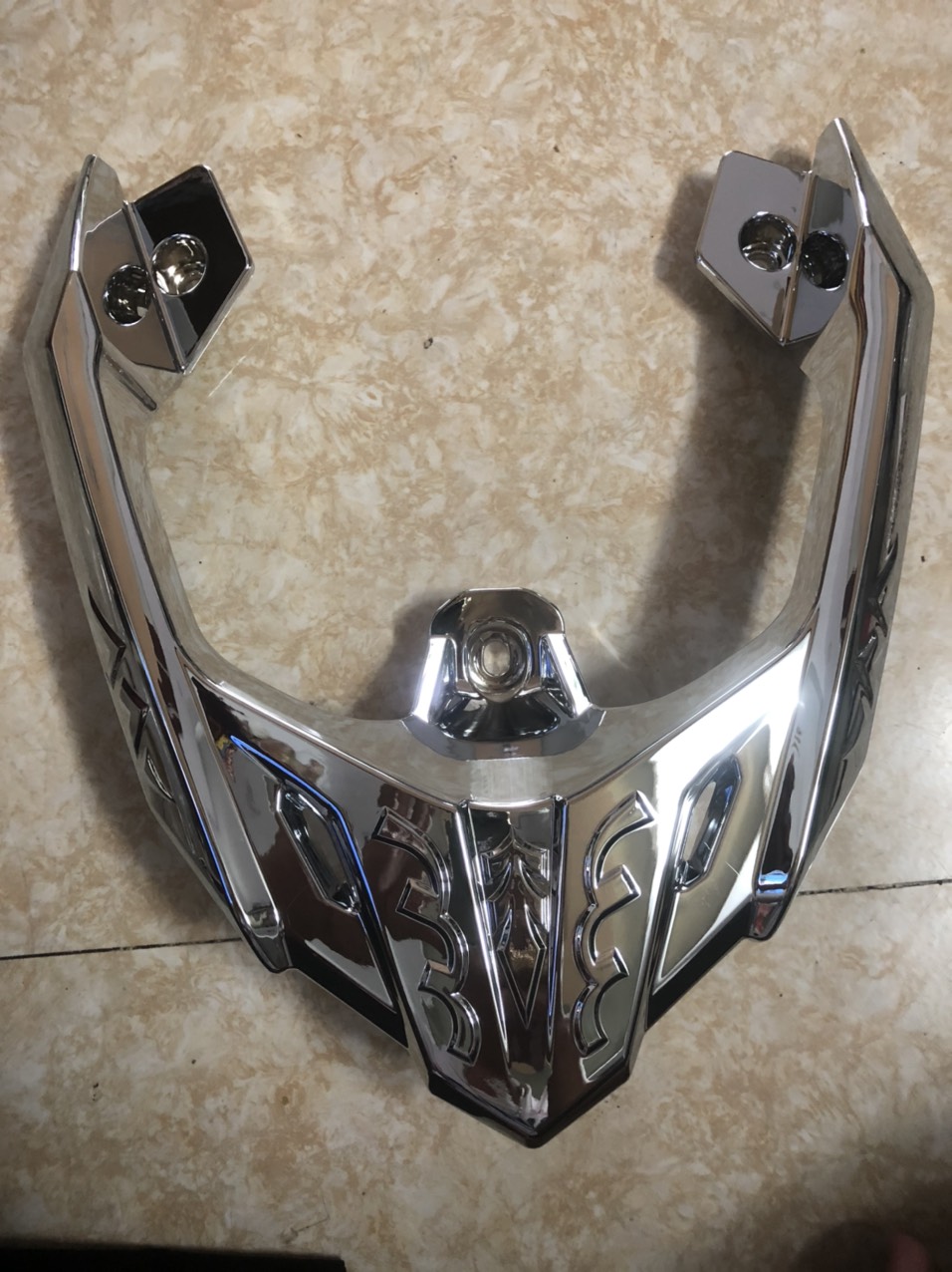 Ốp Cảng Sau Cho Xe Air Blade 2020-2023 (125-150-160 ) Màu CARBON cao cấp SUPERMARKET QUỐC BẢO