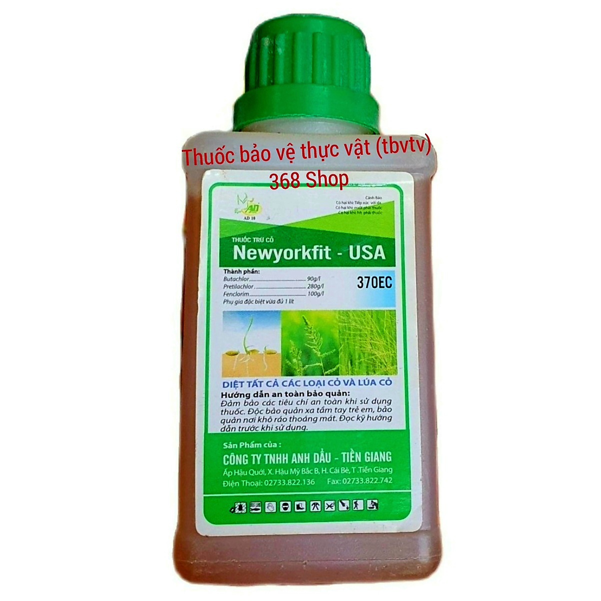 💎 Thuốc trừ cỏ hậu nảy mầm Newyorkfit USA (Chai 100ml)📛 Trừ cỏ lồng vực, cỏ đuôi phụng, cỏ chác, cỏ lác.