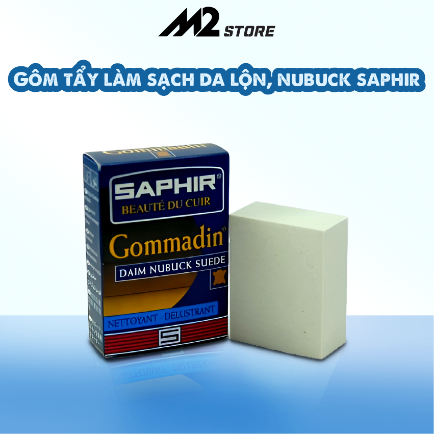 Gôm tẩy làm sạch da lộn nubuck Gommadin BDC Saphir (XDG34)