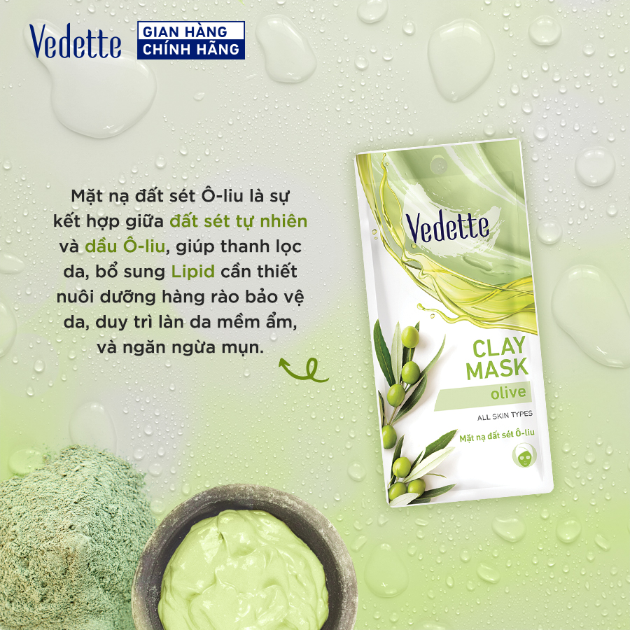 Vedette Olive Clay Mask 12g