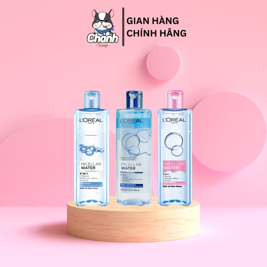 Nước Tẩy Trang L’Oreal Paris 3-In-1 Micellar Water