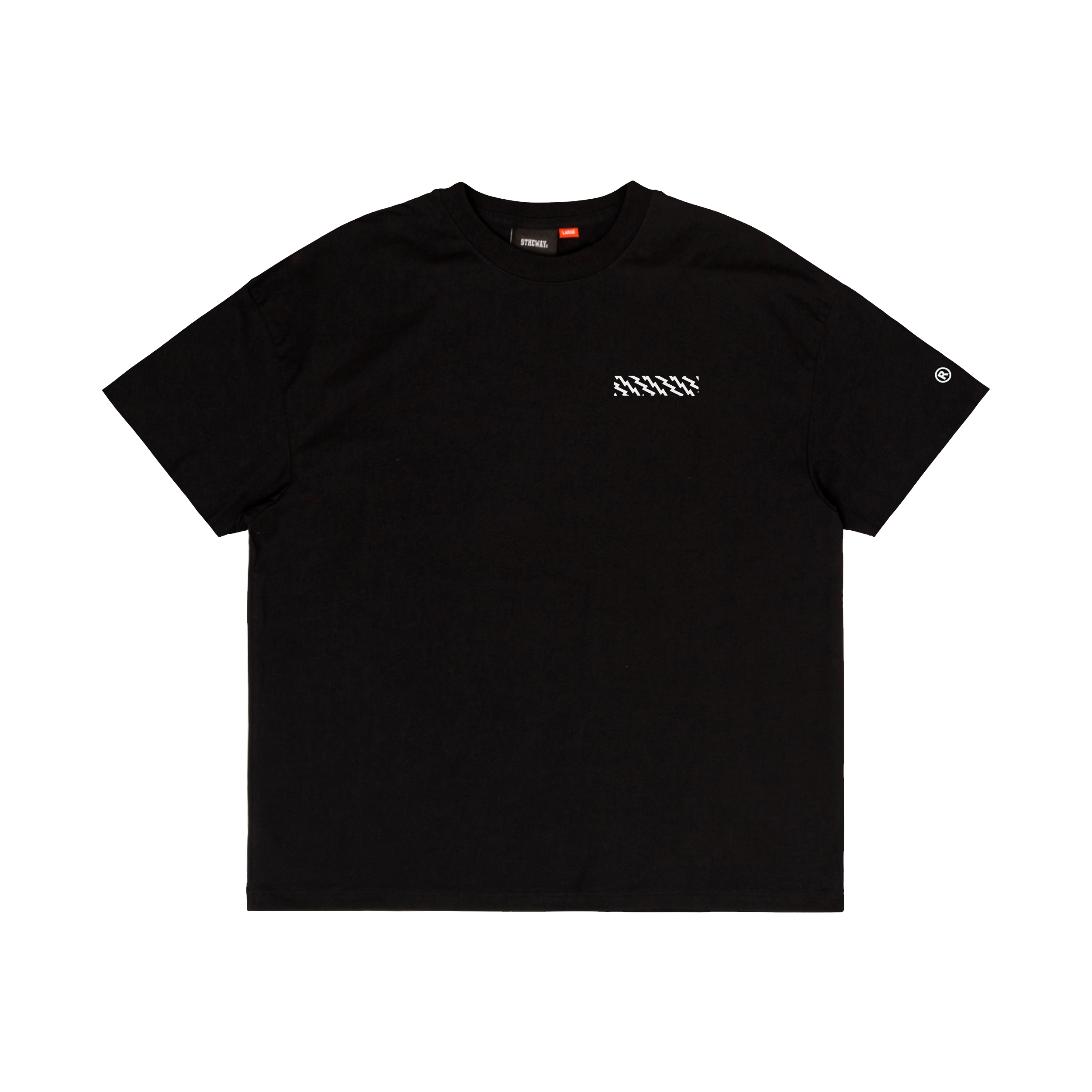 5THEWAY® /solid/ DROP SHOULDER TEE™ in BLACK aka Áo Thun Đen Tay Ngắn