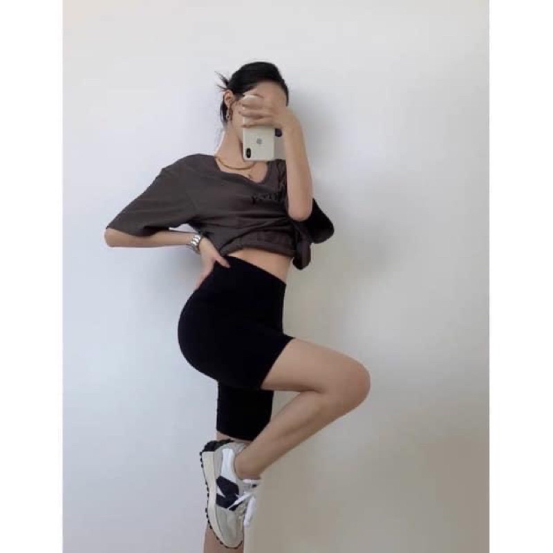 Quần Biker Gân Bigsize - Chang tròn