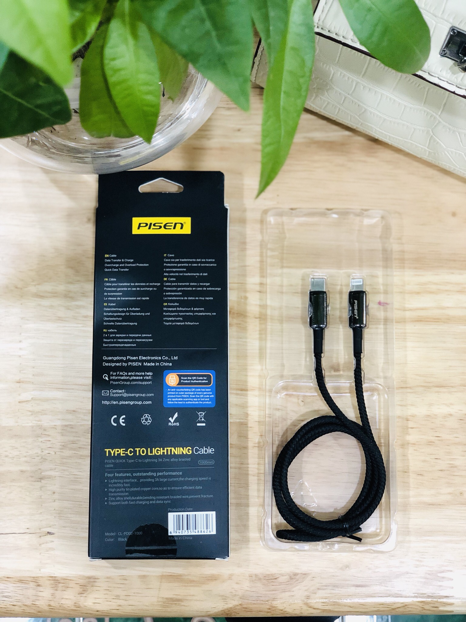 Cáp Quick Lightning & Type-C 3A (Type-C to Lightning) CL-PD-1000