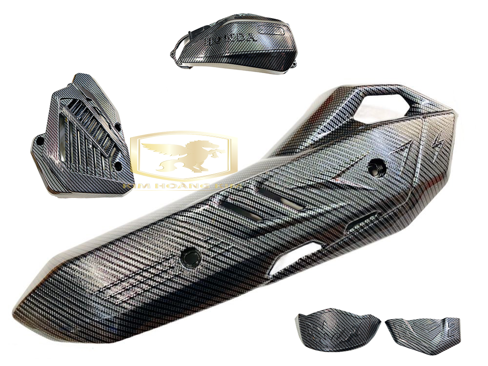 ComBo 6 Món (Ốp Pô+Pô E+Che Két mỏ dè) CARBON GẮN AIRBLADE 2020