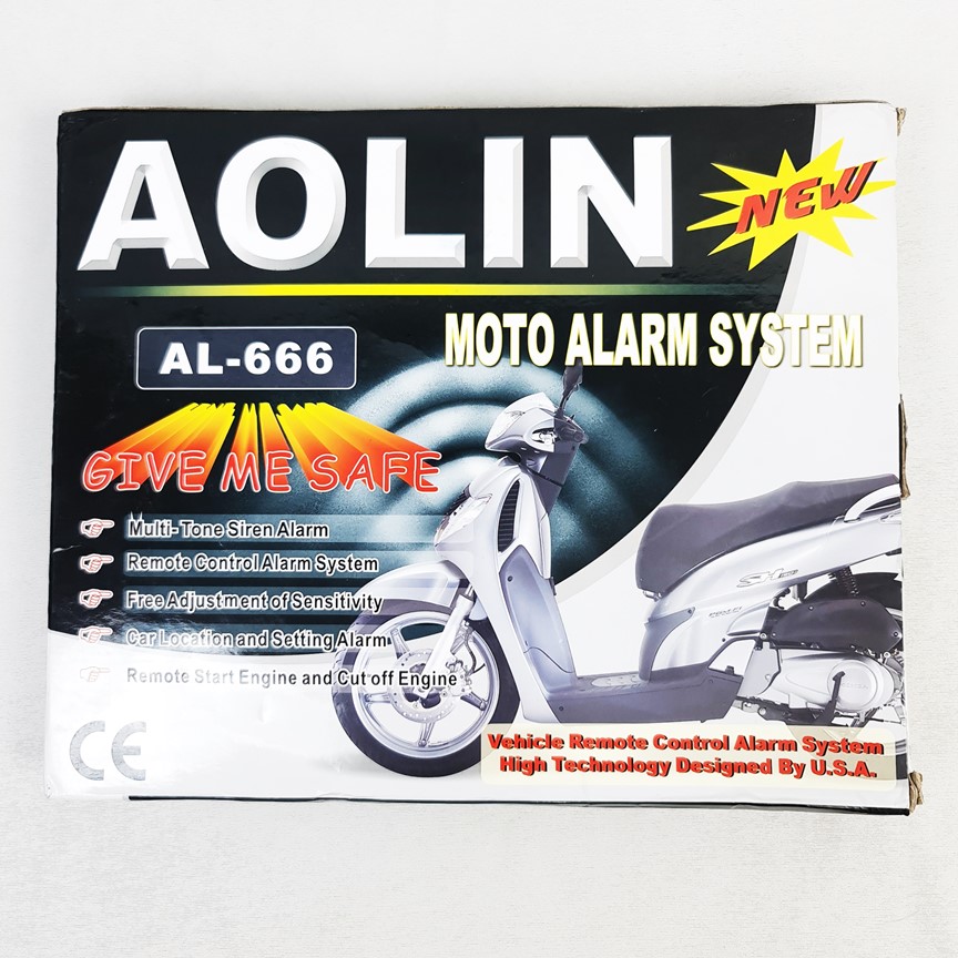 [HCM]Bộ khóa chống trộm AOLIN 2 remote