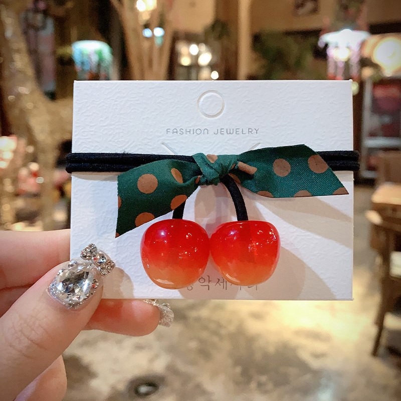 [HCM](COMBO 2) Dây Cột Tóc Hình Trái Cherry P075