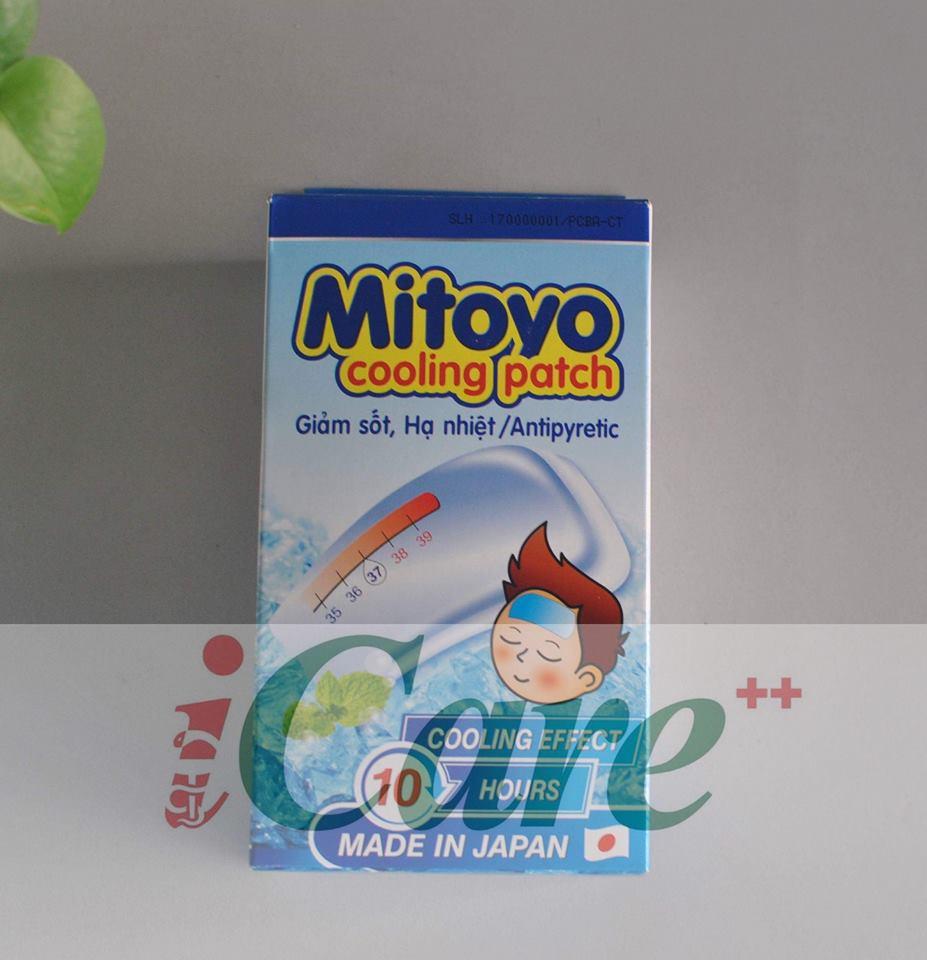 MIẾNG DÁN HẠ SỐT MITOYO COOLING PATCH (TÚI 2 MIẾNG)