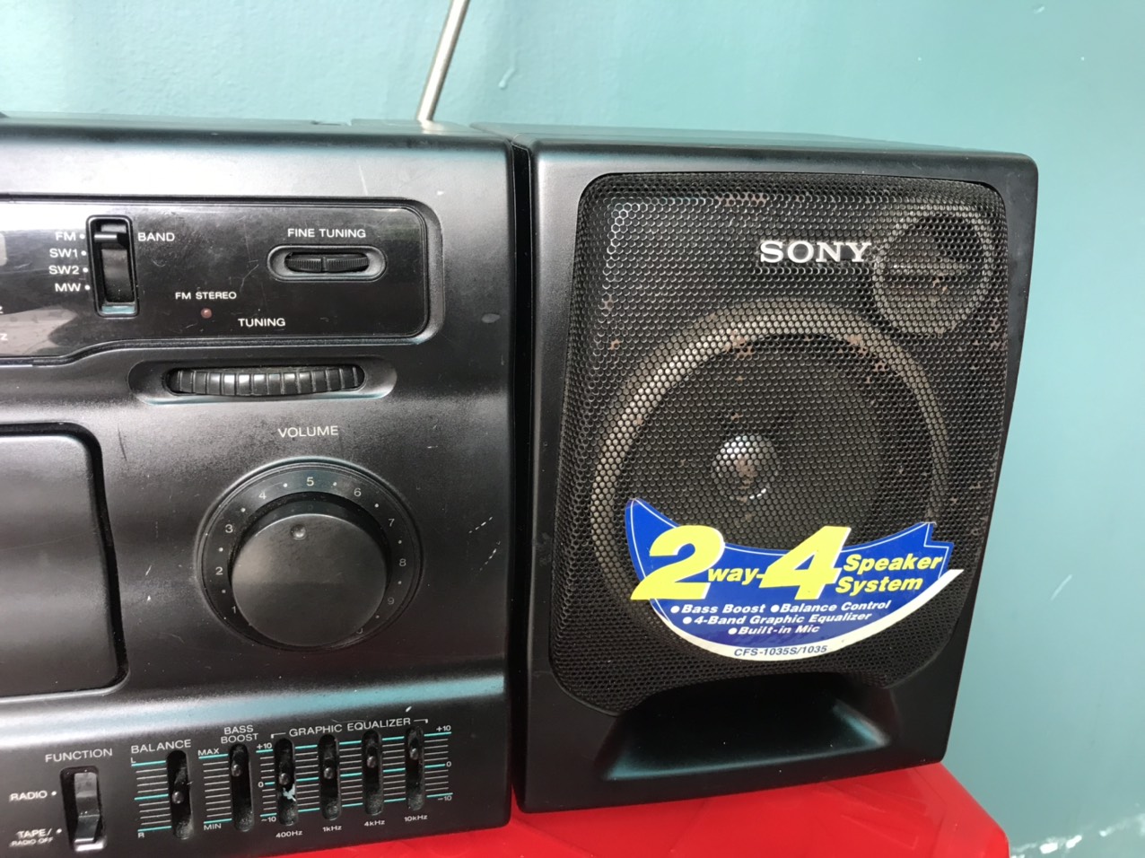 Radio Cassette SONY CFS 1035S