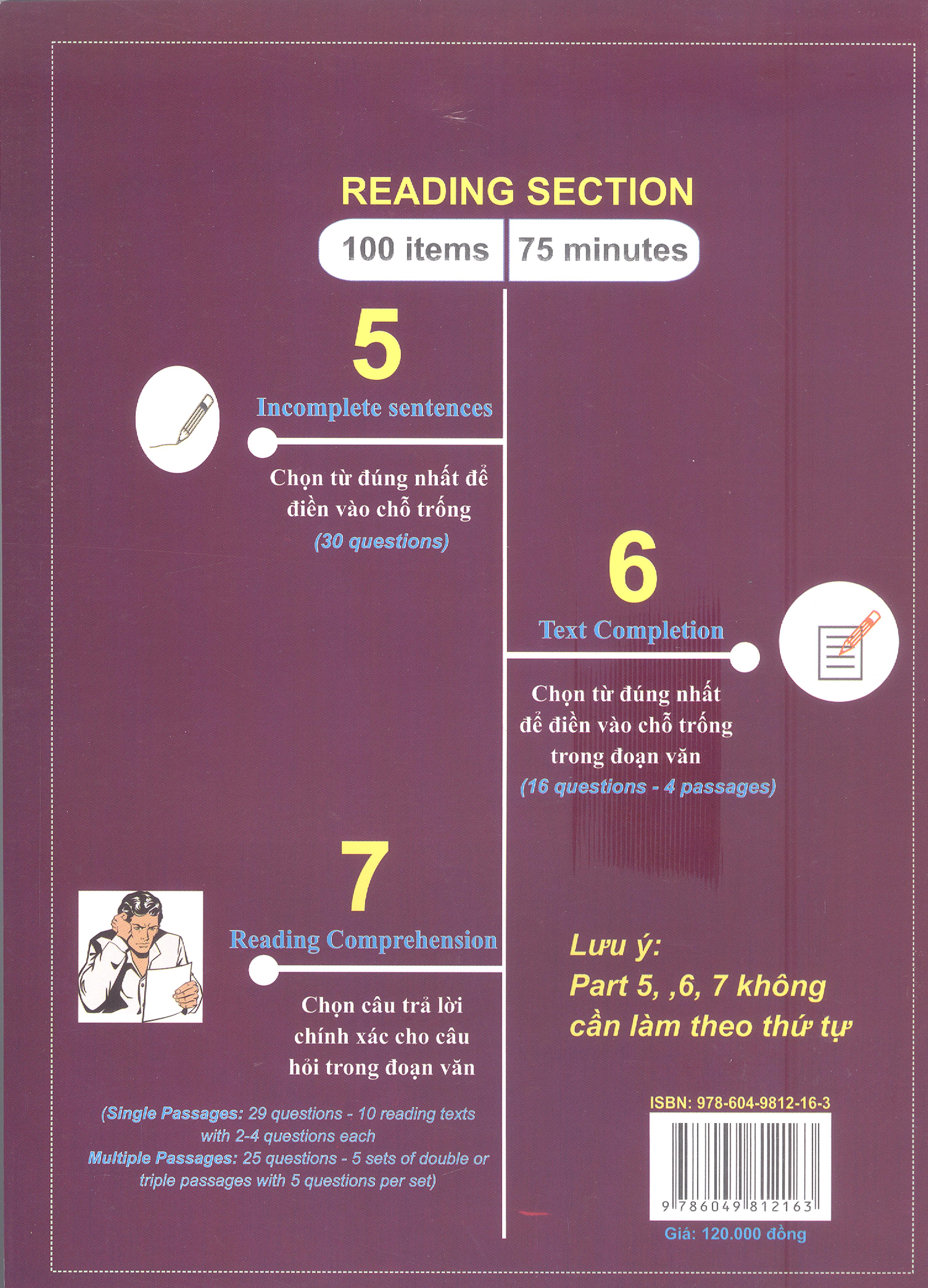New Toeic 5 Actual Test Rc