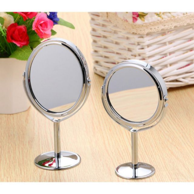 Gương Trang Điểm Để Bàn Mini 2 Mặt