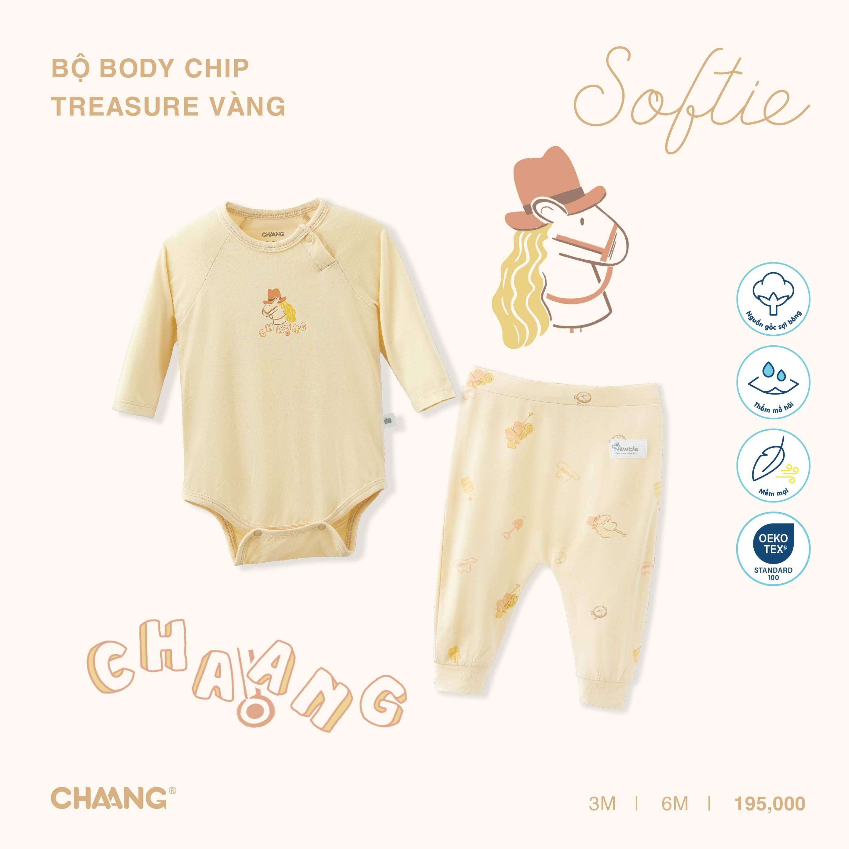 [CHAANG] Bộ body chip kèm quần Treasure Chaang