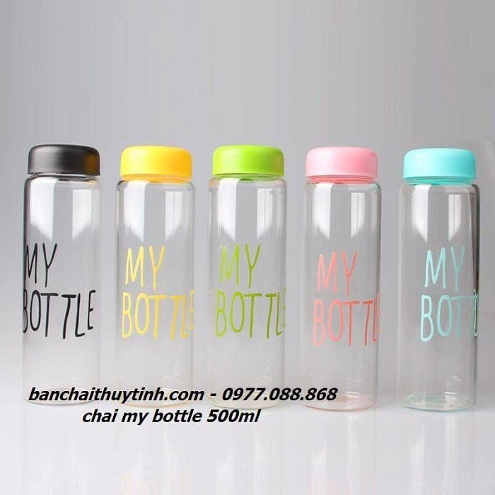 Combo 6 bình thủy tinh 500ML đựng nước ép