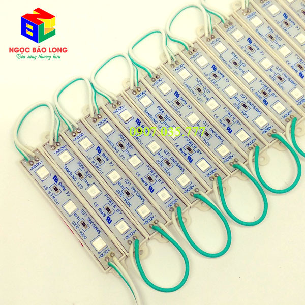 LED hắt Module 3 bóng 5054 màu xanh lá