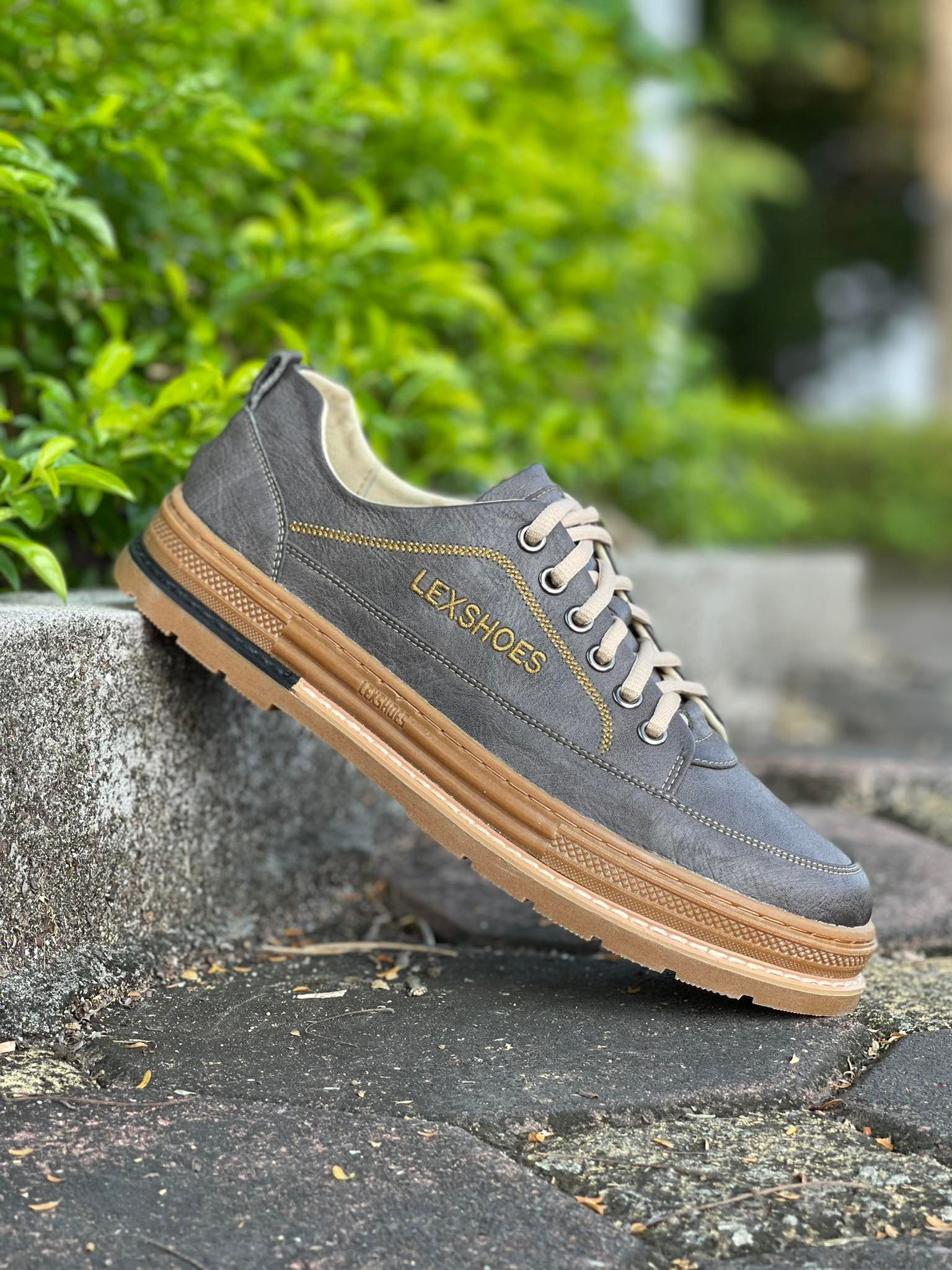 Giày da bò tăng chiều cao 6cm-Mã Lex09