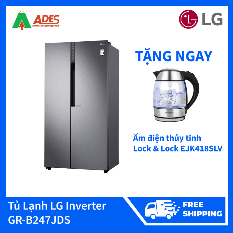 Tủ Lạnh LG Inverter 679 Lít GR-B247JDS