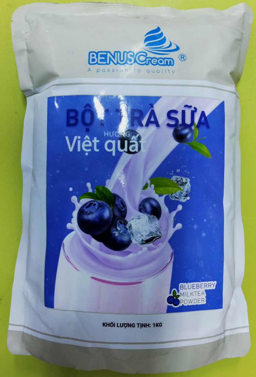 Bột Trà Sữa BenusCream / Việt Quất / 1kg