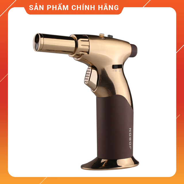 Vỏ Bật Lửa Hộp Quẹt Khò Jobon ZB529 Để Bàn Thiết Kế Sang Trọng Hiện Đại Lửa Khò Mạnh Mẽ - Dùng Gas Cao Cấp (KHÔNG XĂNG KHÔNG GAS)