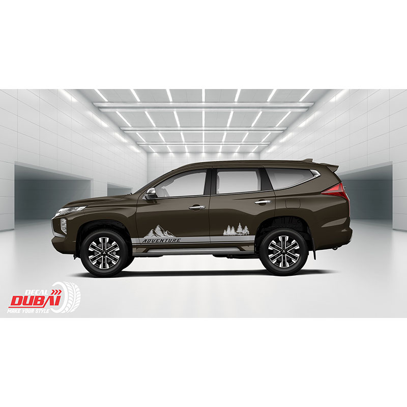 Tem Dán Sườn Xe Pajero Sport