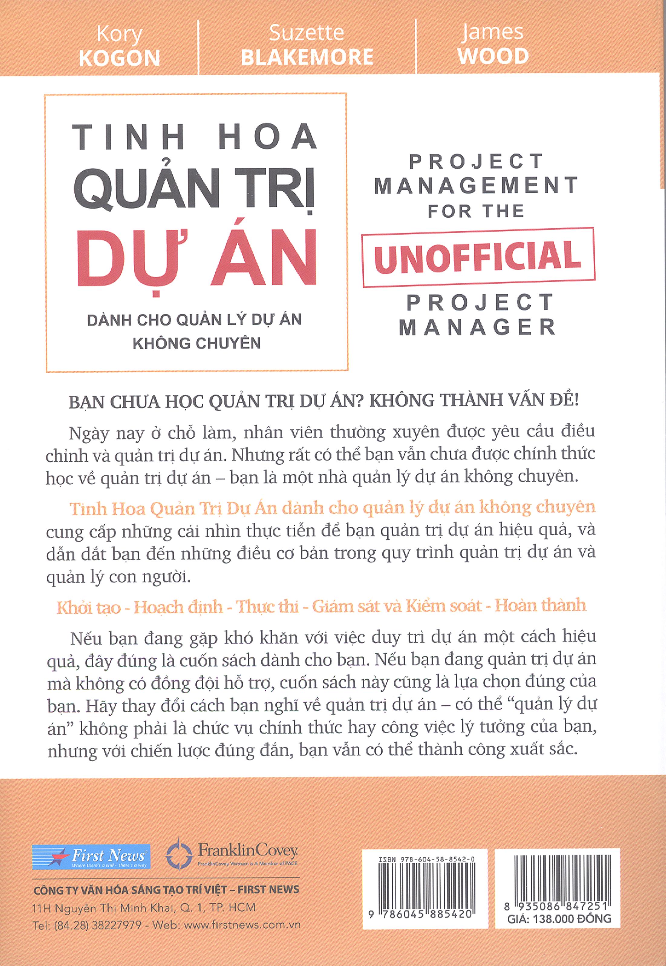 Tinh Hoa Quản Trị Dự Án