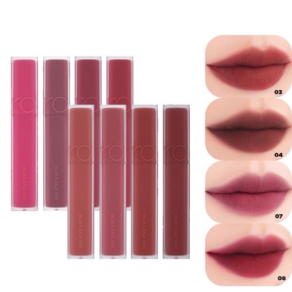 Romand Blur Fudge Tint 5g (Full Matte Cream Lipstick in 8 Colors)