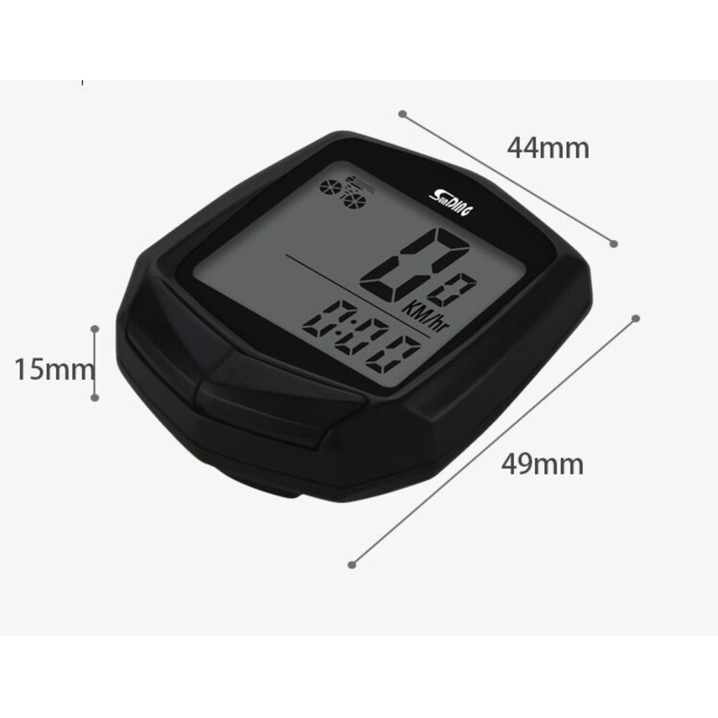 [HCM]Đồng Hồ Đo Tốc Độ Cho Xe Đạp Màn Hình Lcd Chống Thấm Nước