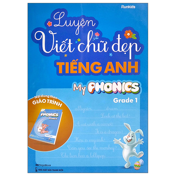 Fahasa - luyện viết chữ đẹp tiếng anh - my phonics grade 1