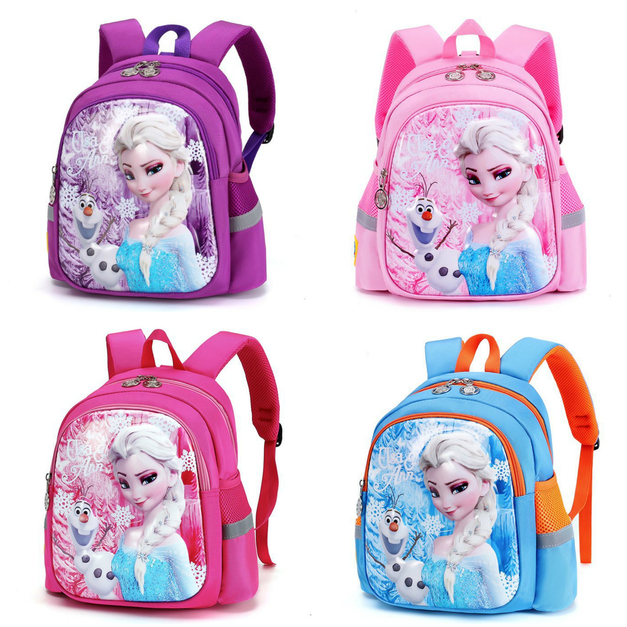 Balo trẻ em công chúa Elsa 3D cho bé 3 tuổi (BLTE306)