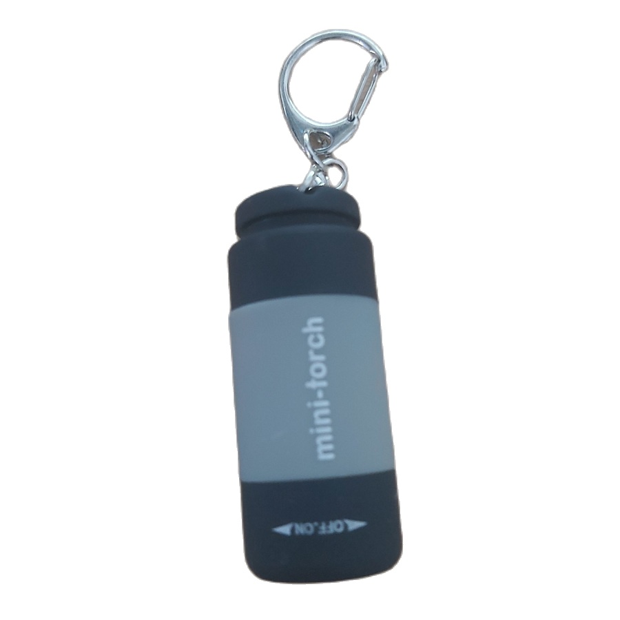 (Mini torch) beautiful colorful anti fog mini torch keychain light-flashlight mini handheld battery-camping picnic light
