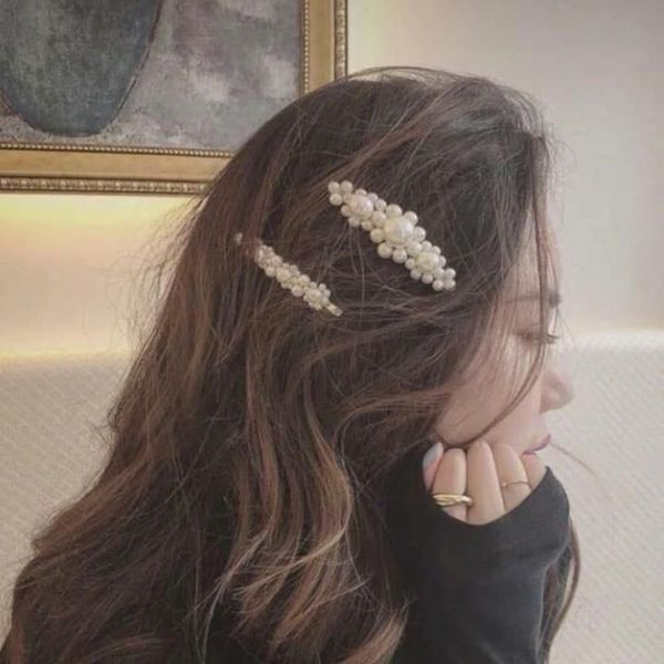 [Chính hãng] Sét 4 món kẹp tóc ngọc trai Hàn Quốc