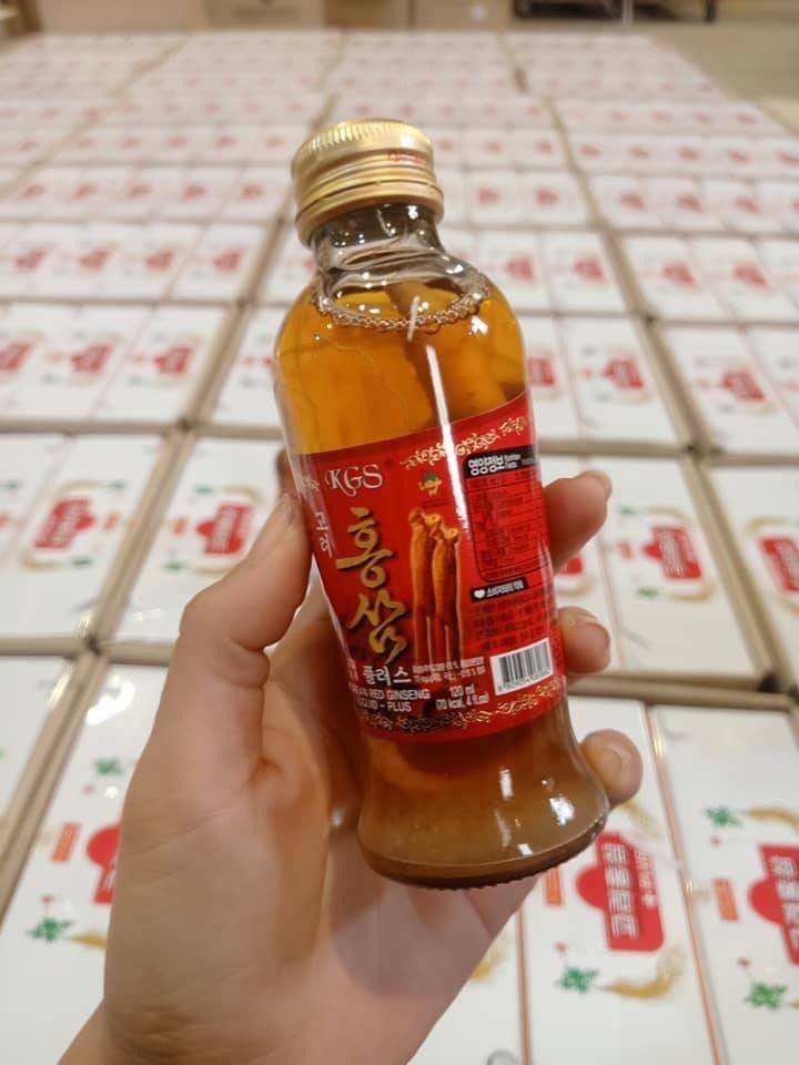 Combo 20 chai Nước sâm có củ Hàn Quốc KGS