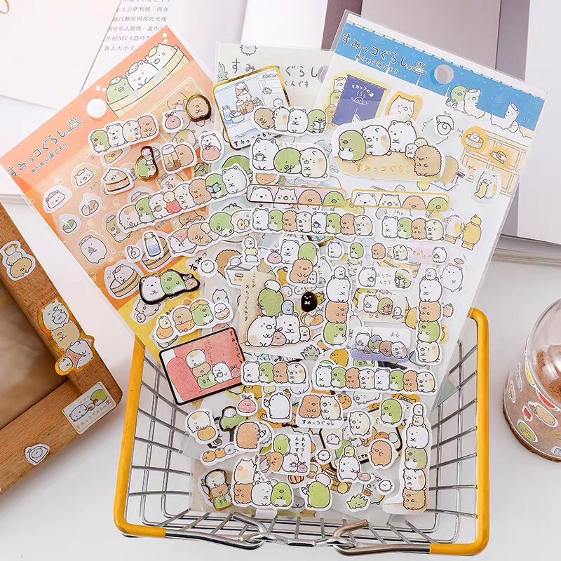 Sticker  dán Molang xinh xắn - VPP Brendo