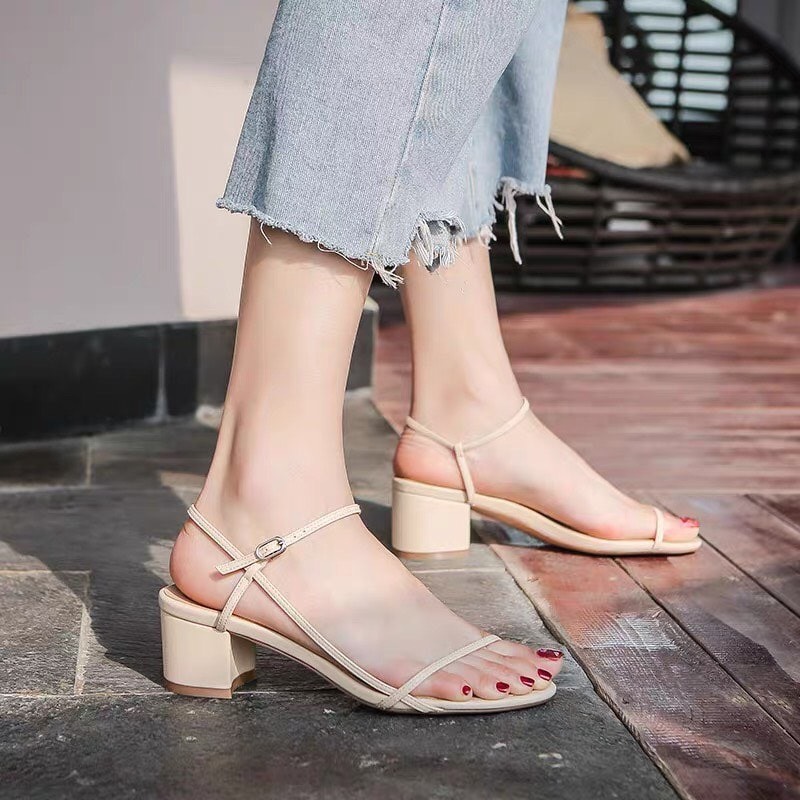 Giày Cao Gót 5p Dây Mảnh Nối Gót LZ132