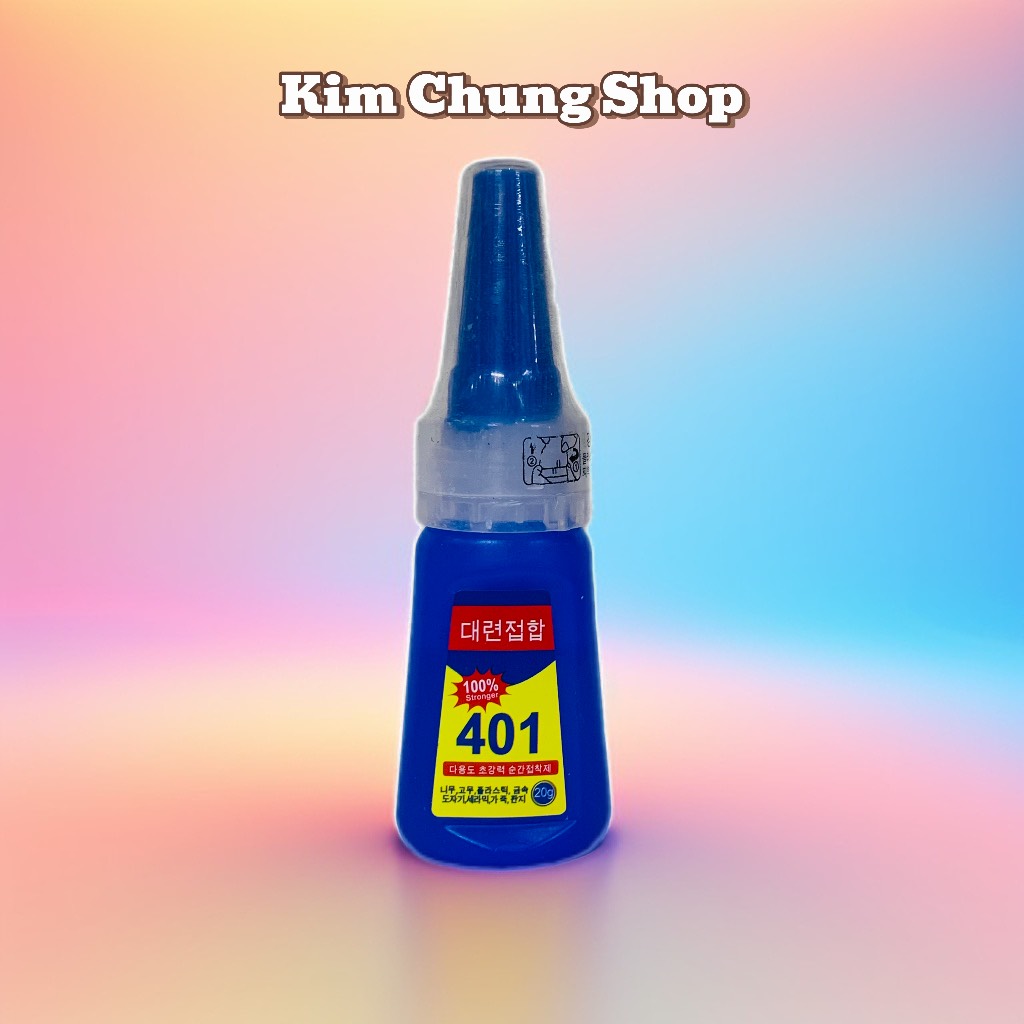 Keo 401 dán móng nail siêu chắc, gắn đá siêu bền (20g)