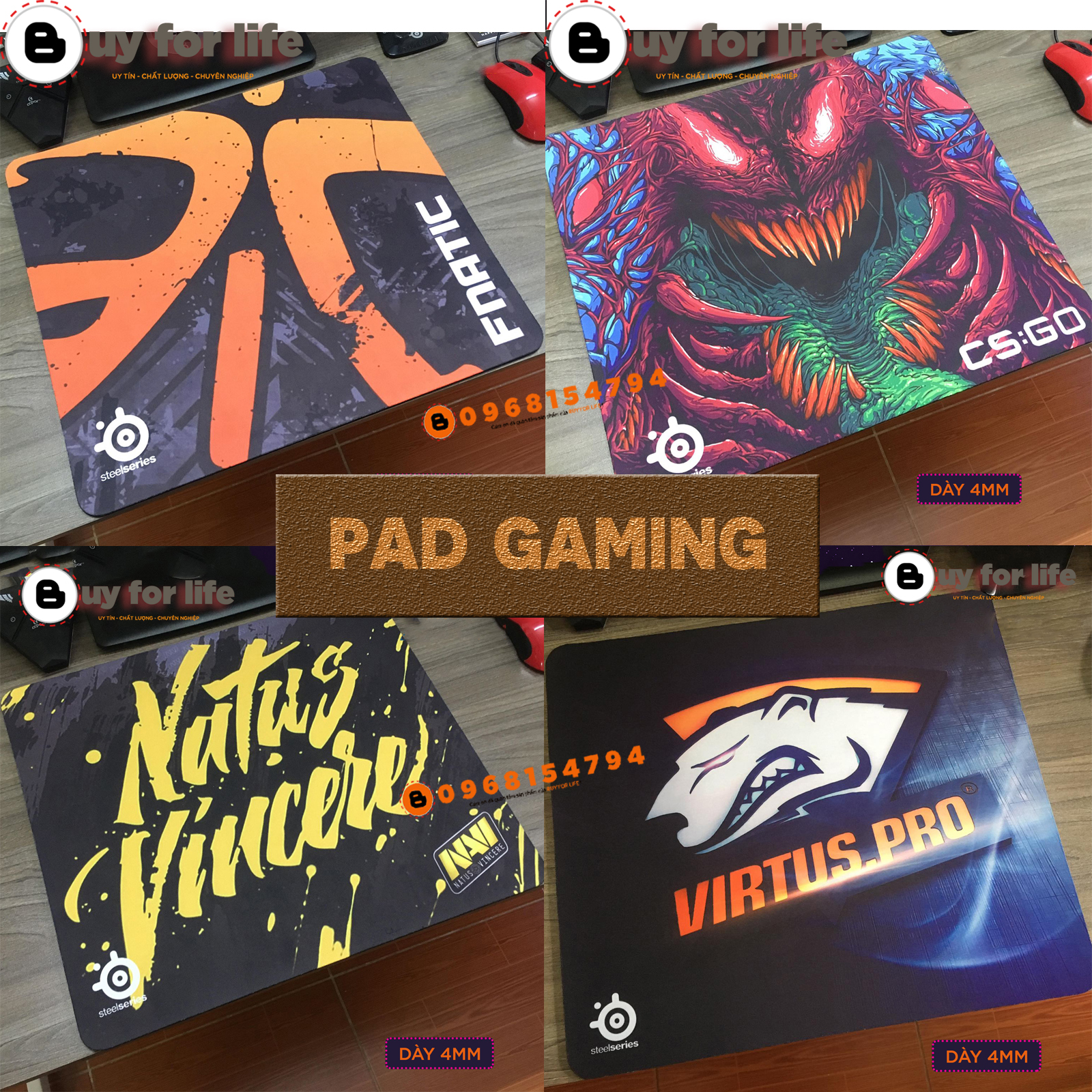 LÓT CHUỘT CỠ LỚN - Pad steelseries 450x400x4(MM)