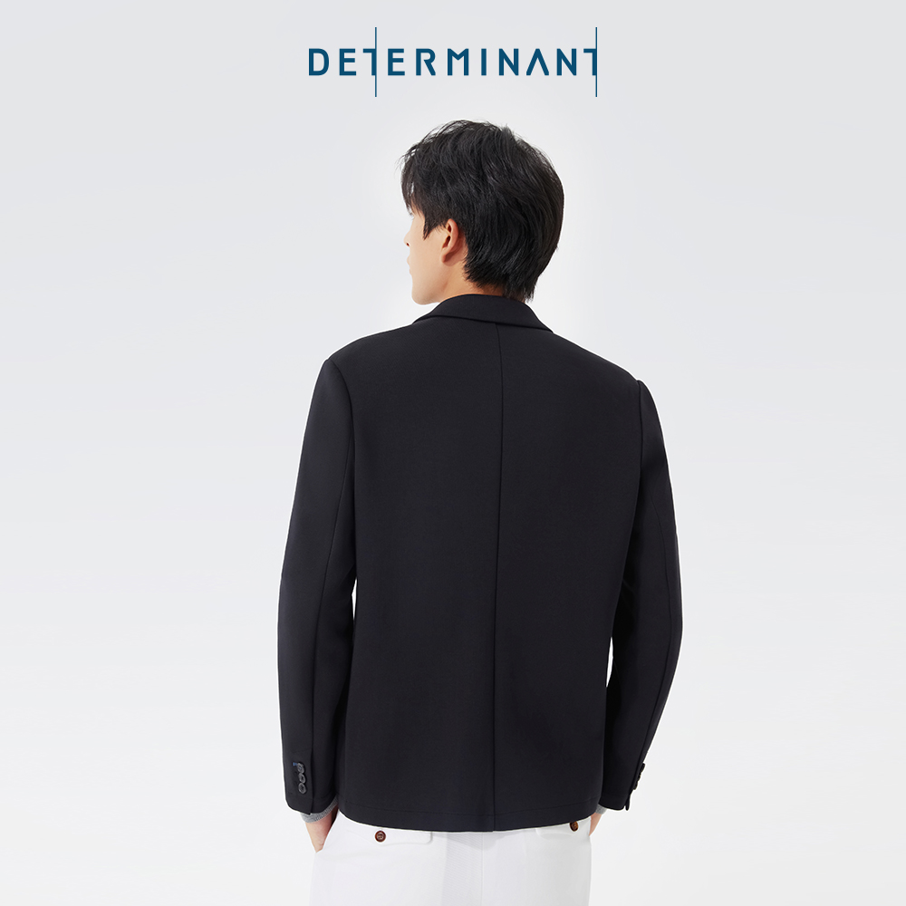 Áo khoác blazer nam DETERMINANT - 71% cotton/29% Polyester - màu đen - OW03