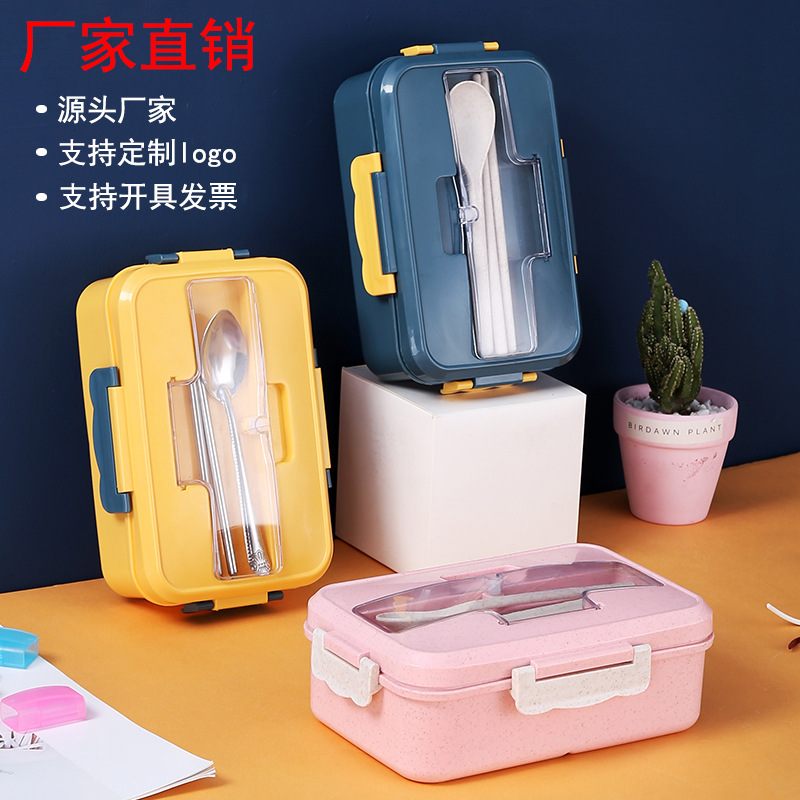 Hộp Cơm Lúa Mạch Kèm thìa đũa