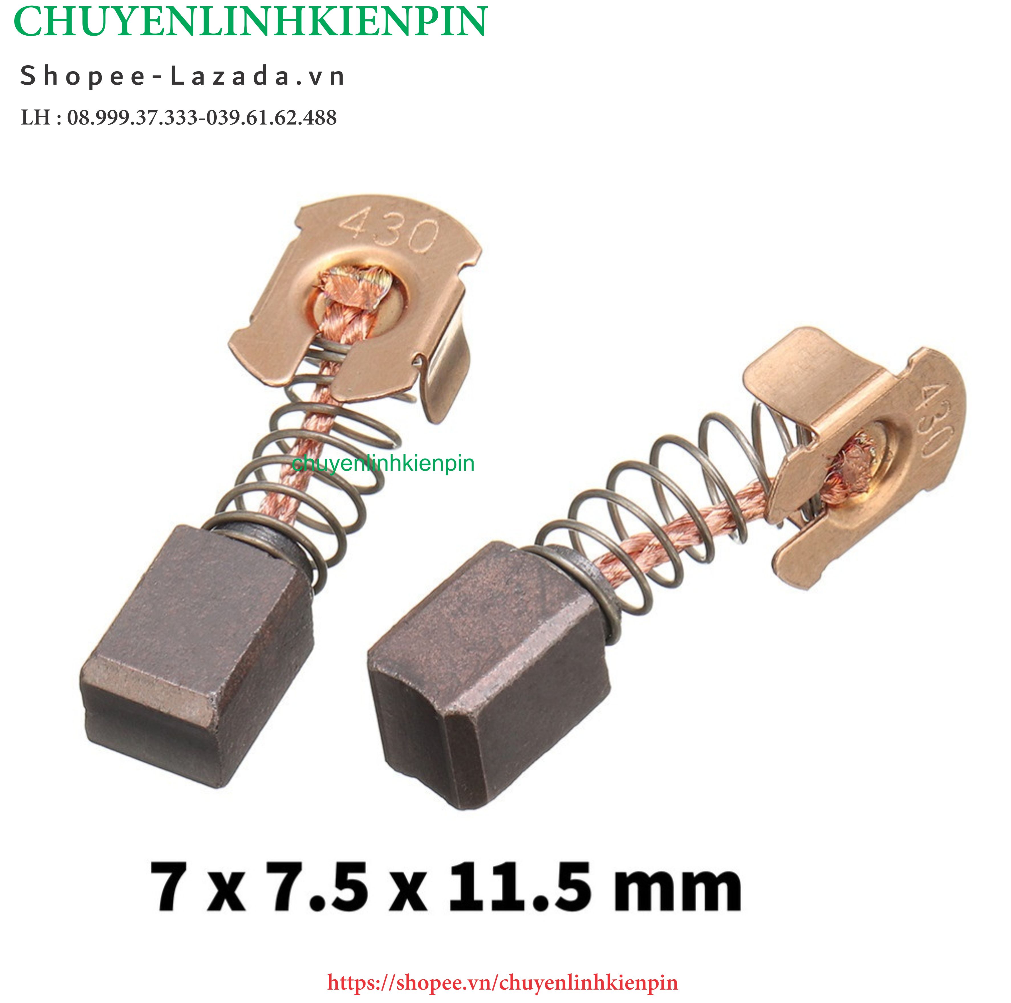 [HCM]Chổi than Cb-430 (100% carbon) ( BL64 112 )