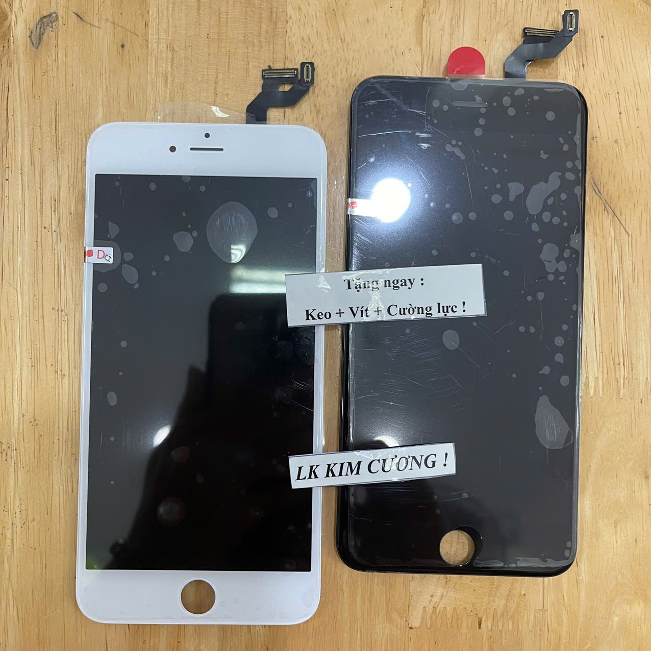 Màn hình thay thế 6s plus, zin ép kính