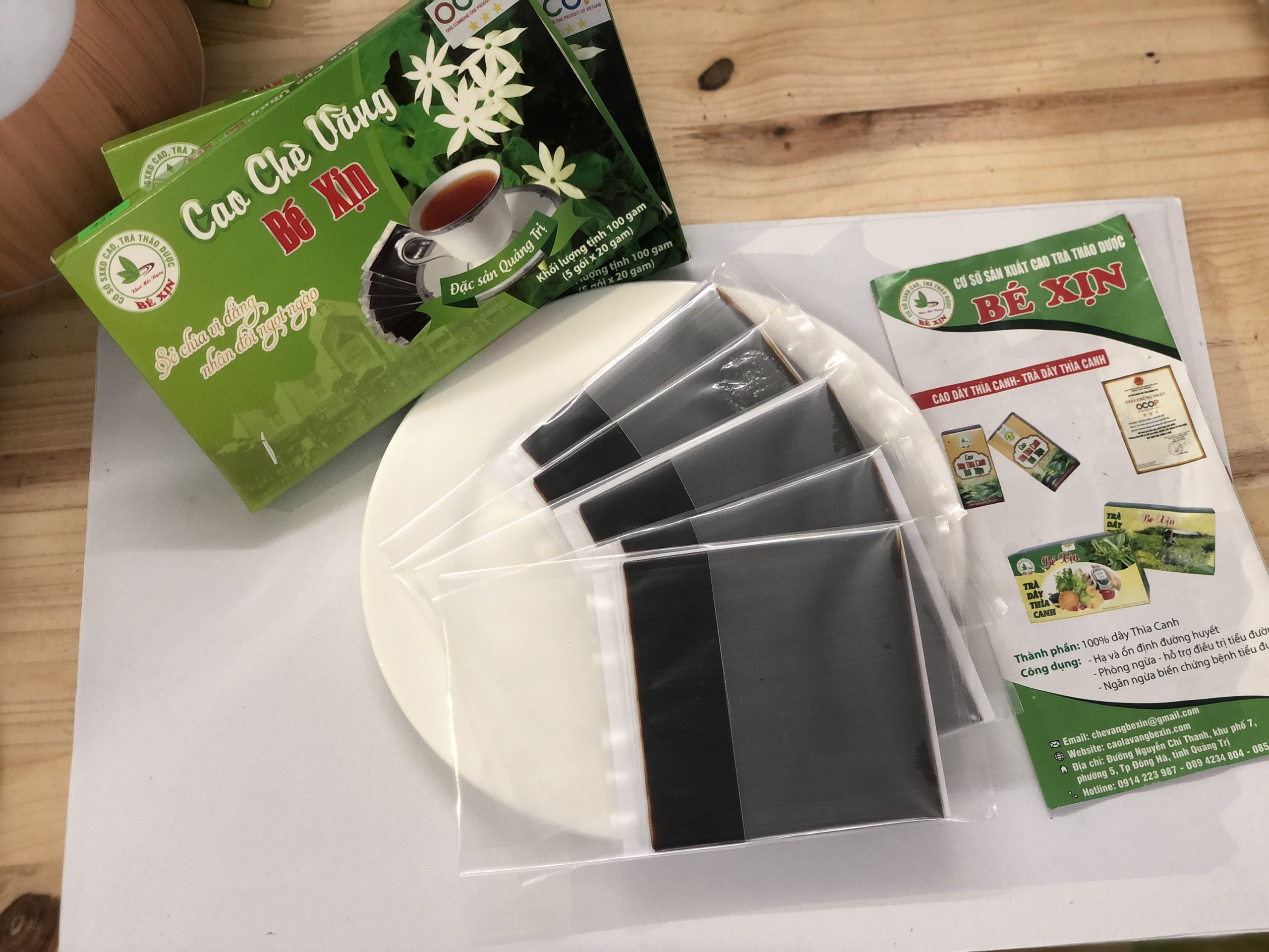 CAO LÁ VẰNG BÉ XỊN 5 TẤM (100g)