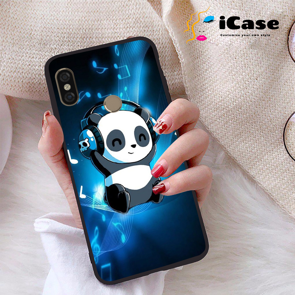 Ốp lưng Xiaomi Redmi Note 5 Pro viền dẻo TPU BST Panda