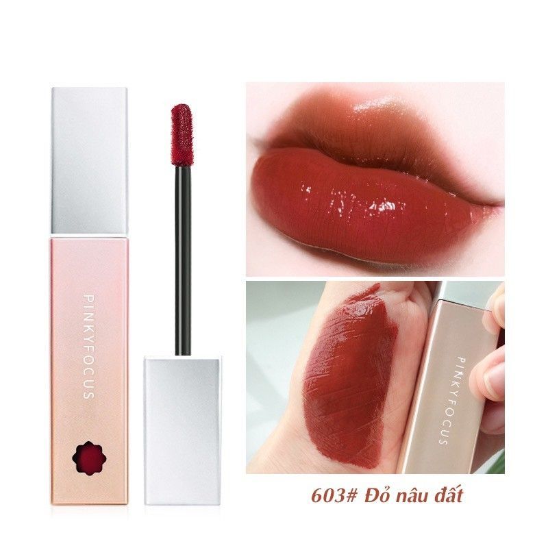 [HCM]?? Son tint lỳ PinkyFocus hương đào #603