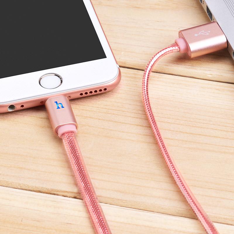 [HCM][ MẪU 2020 ] Cáp Sạc IPhone Hoco UPL12 PLUS 1M Có Đèn Led Báo SạcPin Loại Tốt-Cáp Sạc Nhanh Hoco UPL12 Có USB Siêu Bền-Dây Cáp Bọc Nhựa Trong Suốt Chắc Chắn-Độ Bền Cao-Tự Ngắt Khi Sạc Đầy-Điện Áp D5V 2.4A Hỗ Sạc Nhanh