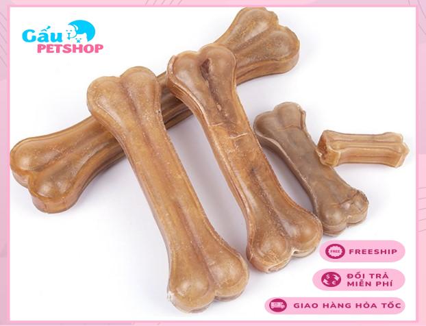 Xương da bò cho chó gặm