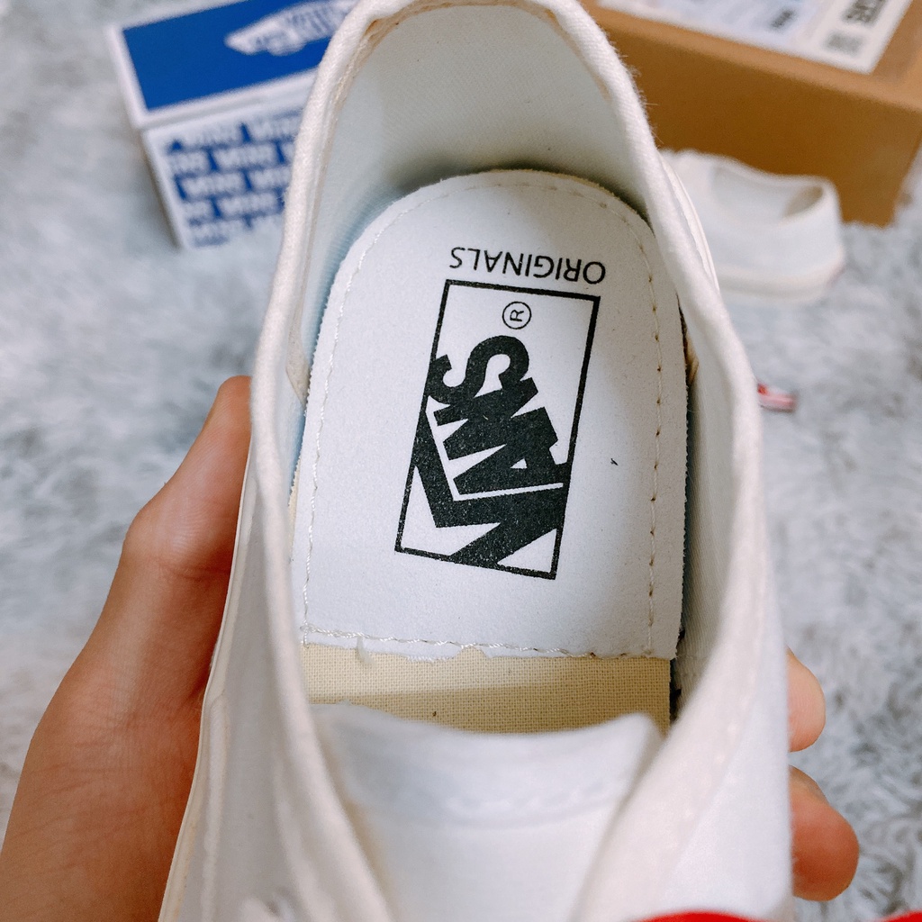 Giày vans classic trắng hàng 1:1 chất lượng ( full box + freeship )