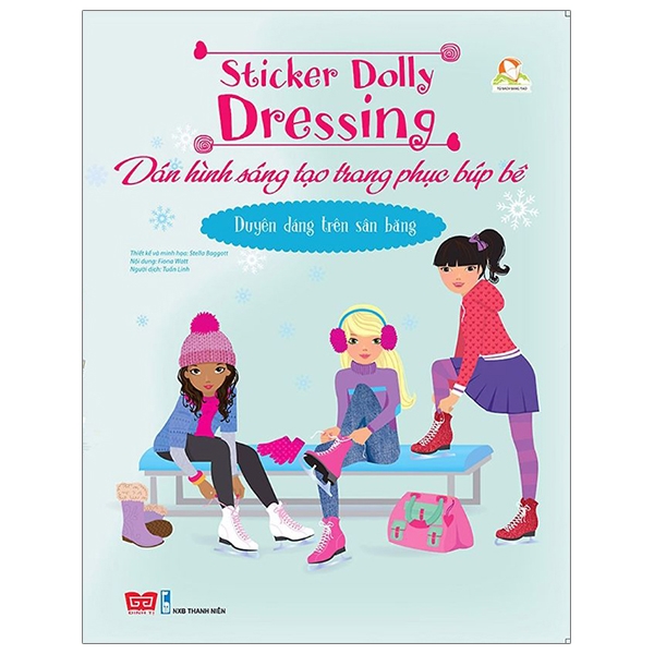 Fahasa - Sticker Dolly Dressing - Dán Hình Sáng Tạo Trang Phục Búp Bê - Duyên Dáng Trên Sân Băng